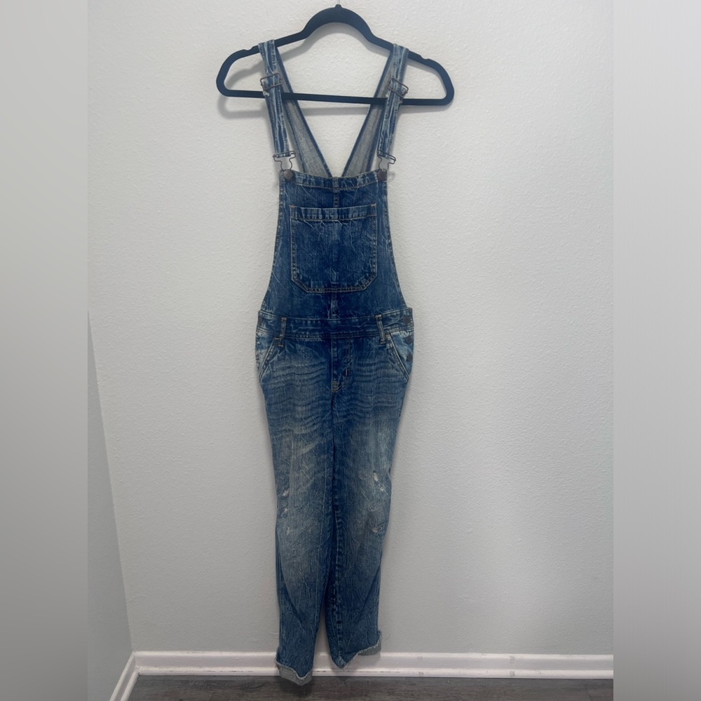 Aeropostale Dark Wash Overalls Size Small